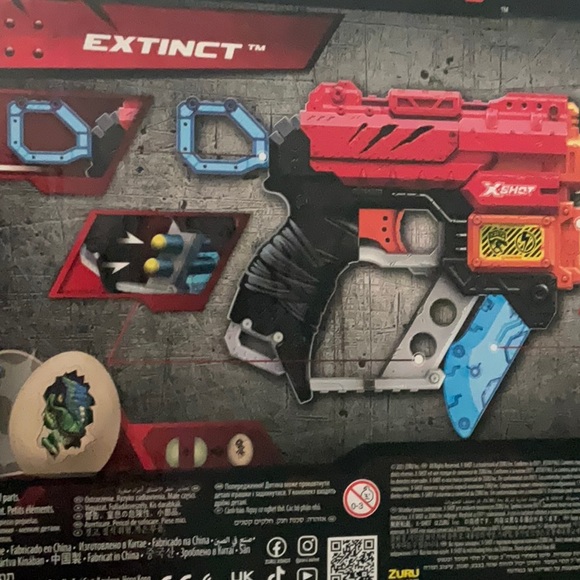 Zuru® X-Shot™ Dino Attack™ Series OEM Genuine Extinct Dart Blaster Target Set - Picture 2 of 4
